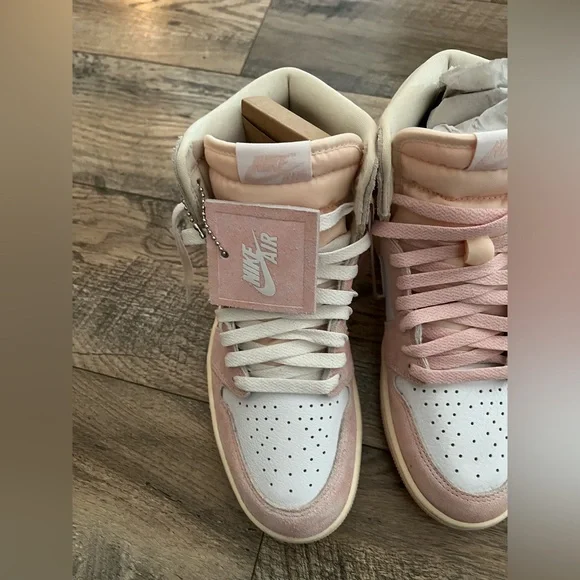 Air Jordan 1 OG high atmosphere muslin sail white 8.5 - Picture 9 of 13